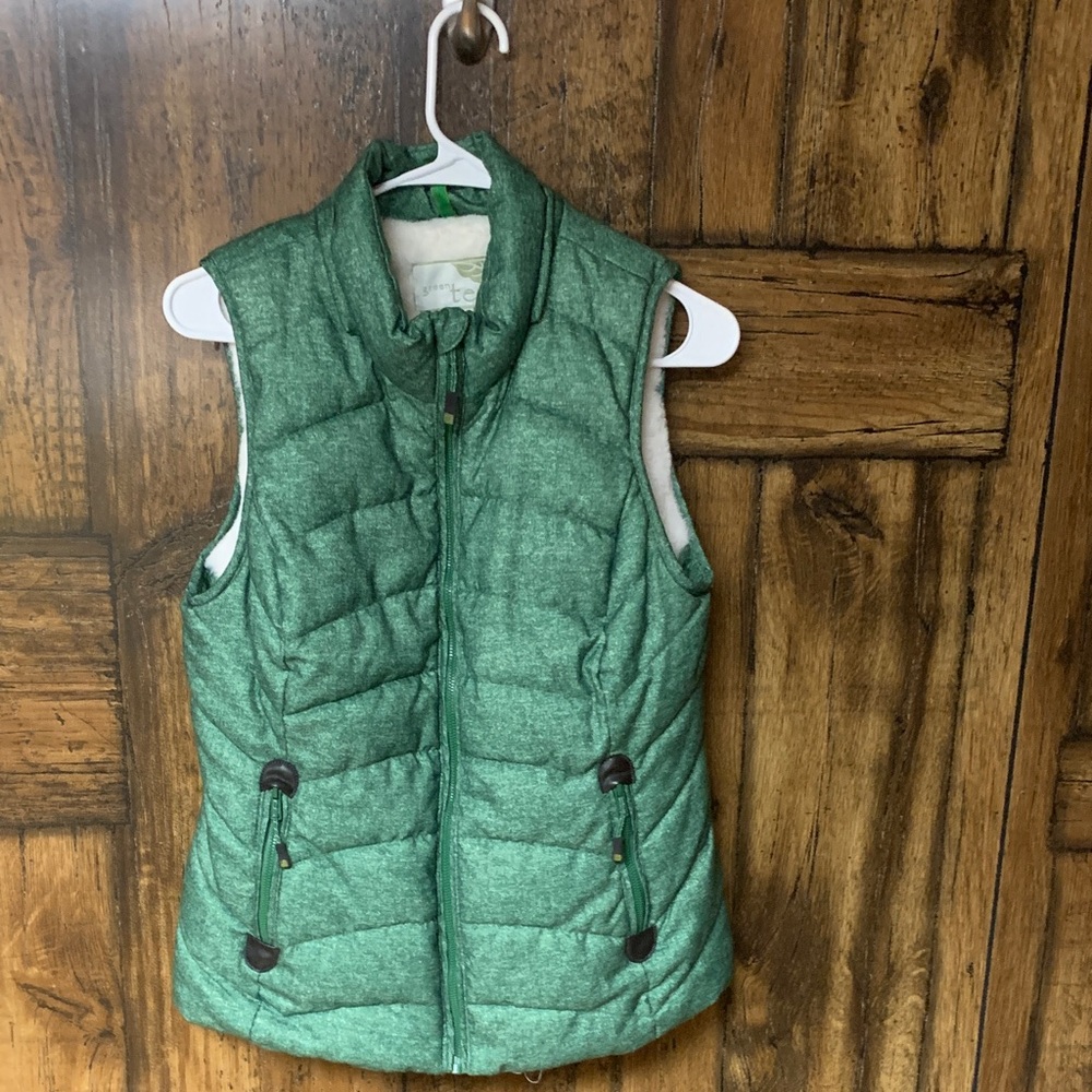 GreenTea Women's Emerald Quilted Vest